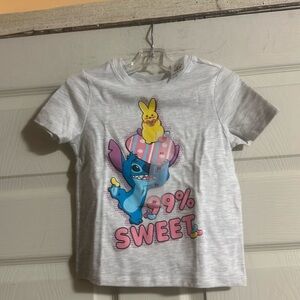 OLD NAVY DISNEY STITCH EASTER TEE: GRAY: NEW WITH TAGS: SIZE 3T